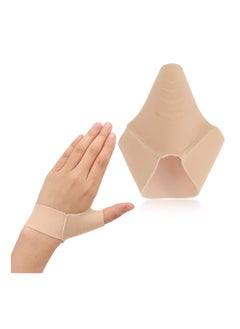 MAKINGTEC Thumb Support Brace, CMC Joint Thumb Splint, Elastic Thumb Spica Support Splint, Soft Thumb Compression Sleeve Protector for Joint Pain Tendonitis Sprains, L
