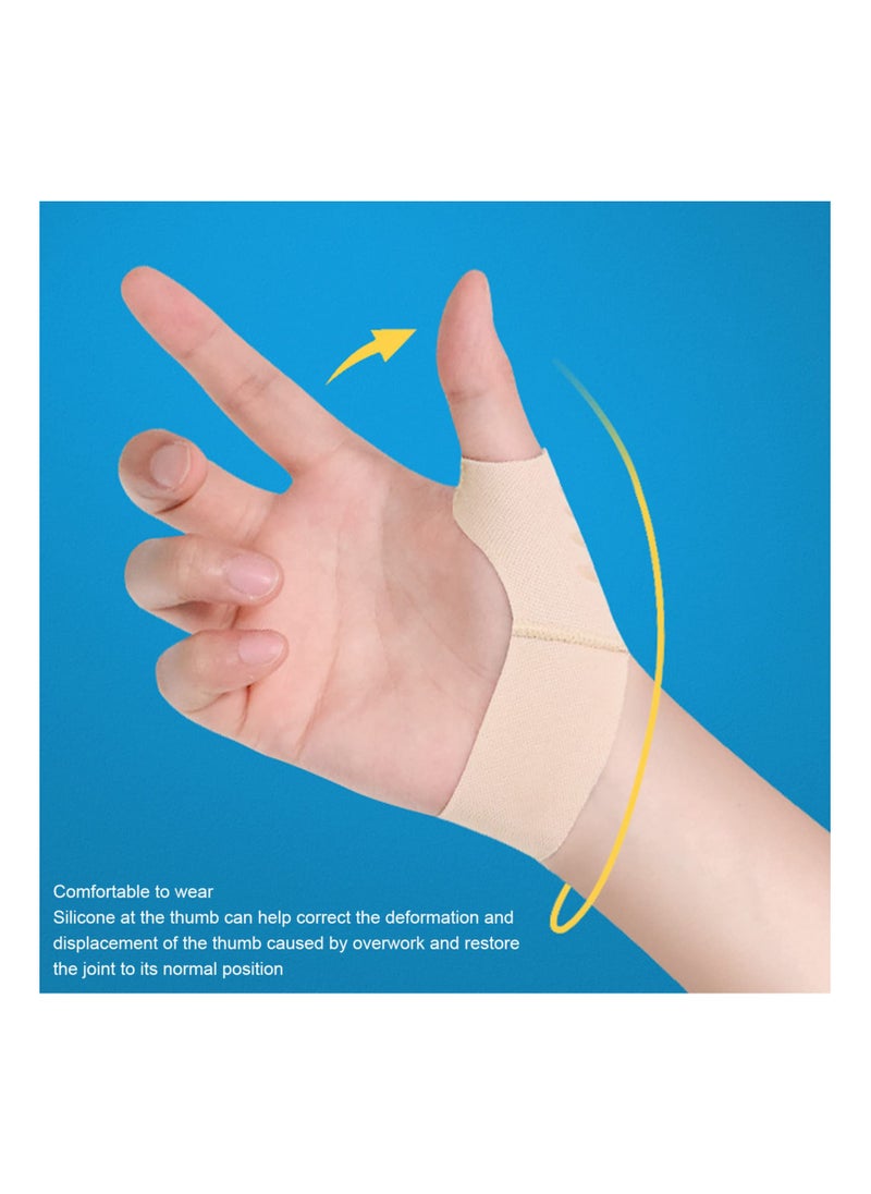 KASTWAVE - MAKINGTEC Thumb Support Brace, CMC Joint Thumb Splint, Elastic Thumb Spica Support Splint, Soft Thumb Compression Sleeve Protector for Joint Pain Tendonitis Sprains, L - Image 1