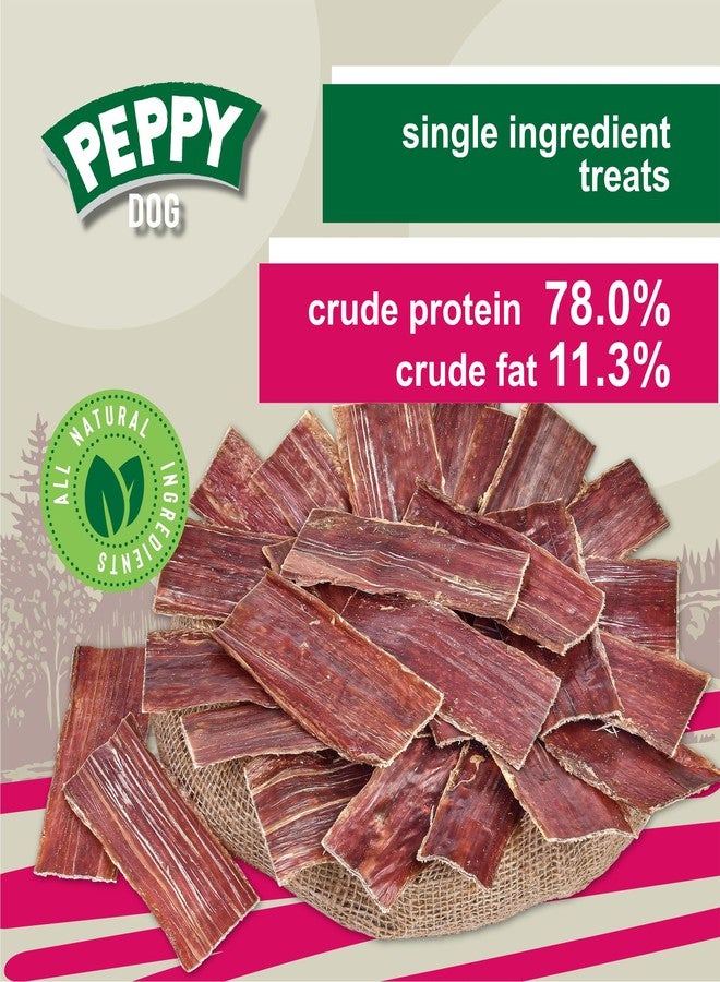 PEPPY DOG Natural Esophagus Chews 25 Count (6 in) | Flat Jerky Sticks | Gullet Treats for All Dogs | Single Ingredient Snack | High Protein | Gently Dried | No Rawhide - Image 3