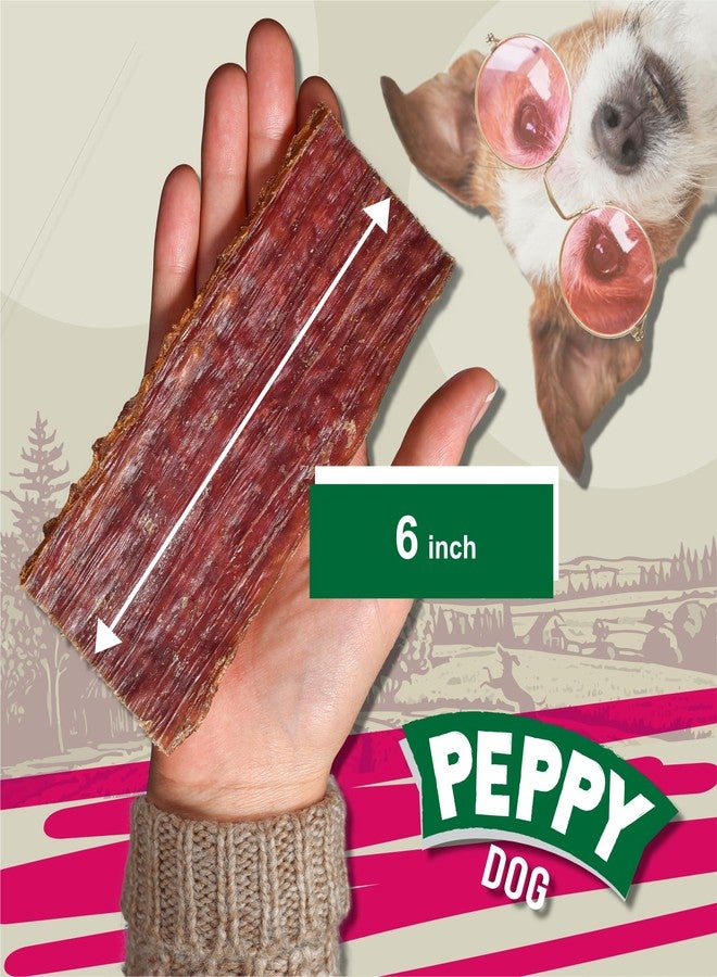PEPPY DOG Natural Esophagus Chews 25 Count (6 in) | Flat Jerky Sticks | Gullet Treats for All Dogs | Single Ingredient Snack | High Protein | Gently Dried | No Rawhide - Image 2