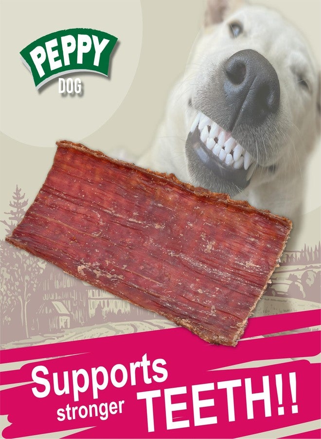 PEPPY DOG Natural Esophagus Chews 25 Count (6 in) | Flat Jerky Sticks | Gullet Treats for All Dogs | Single Ingredient Snack | High Protein | Gently Dried | No Rawhide - Image 4