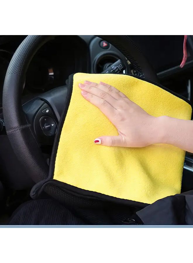 3pcs Extra Large Microfiber Towels Super Absorbent Car Wash Cloth 9 84x9 84inch - Image 3