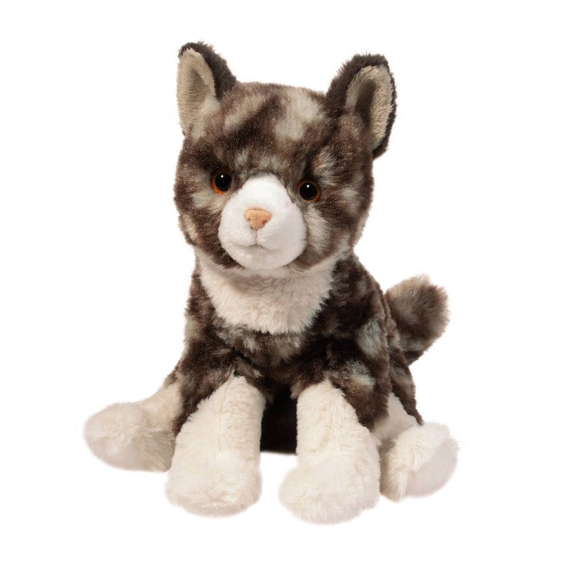 Douglas Trixie Gray Cat Plush Toy Cute Kitty Stuffed Animal Soft Cuddly Cat Plushie for Kids Toddlers Realistic Domestic Cat Stuffed Animal Gift for Cat Lovers 9 Inch - Image 2