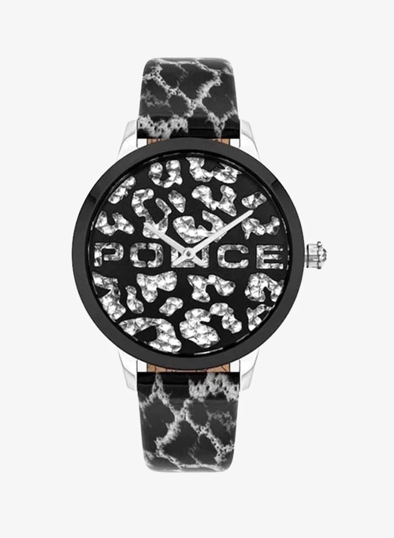Bagan 36mm Women's Quartz Watch with Leather Strap