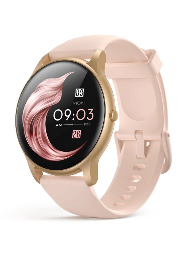 AGPtek IP68 Waterproof Fitness Tracker Watch Heart Rate Monitor Pedometer Sleep Monitor Smartwatch for Women, Rose Gold, LW11 - Image 1