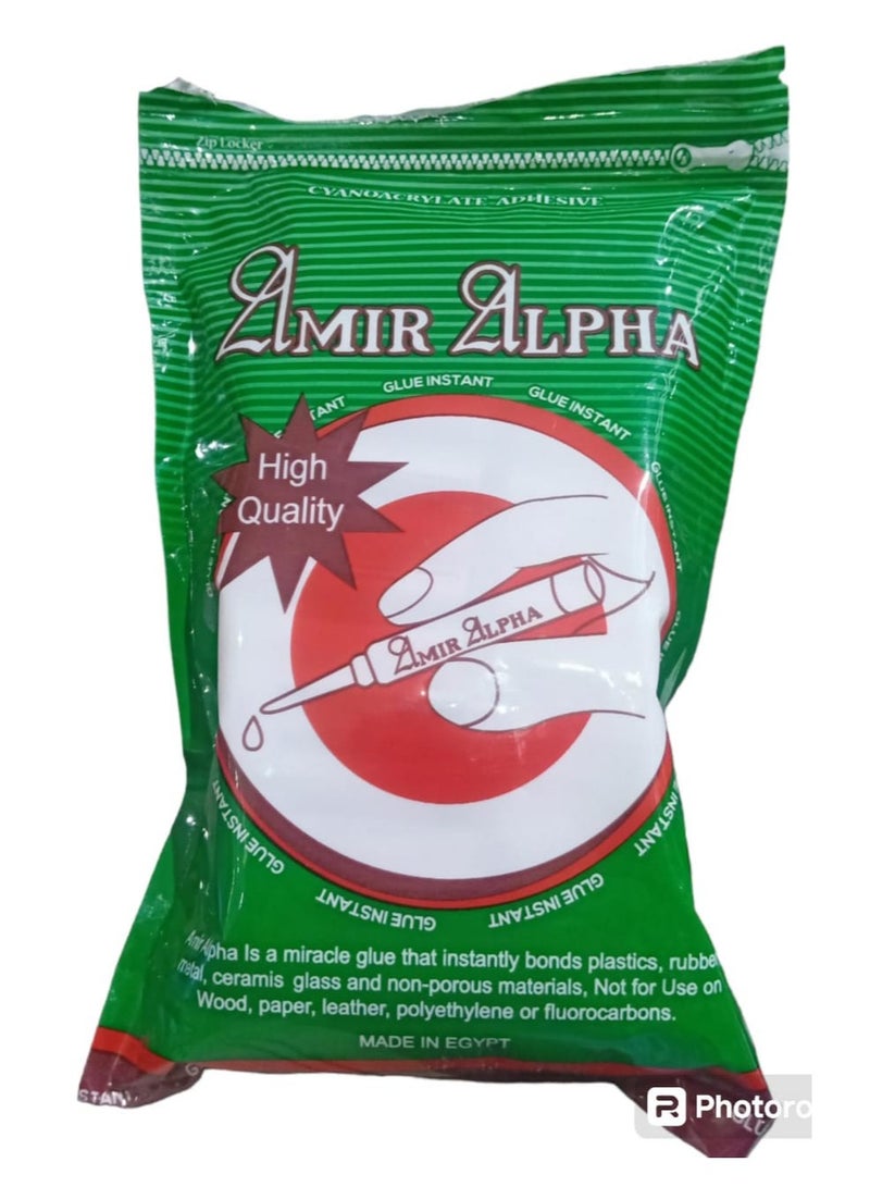 غراء امير الفا يوني بوند فعال للغاية، مجموعة من 50 عبوة 2 جرام، شفاف - Image 1