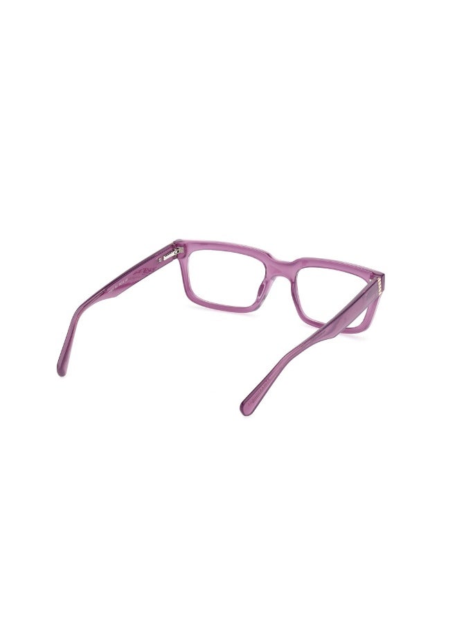 جس نظارة طبية بشكل مستطيل للجنسين بأذرع بلاستيكية GU8253  مقاس 53 - بنفسجي - Image 5