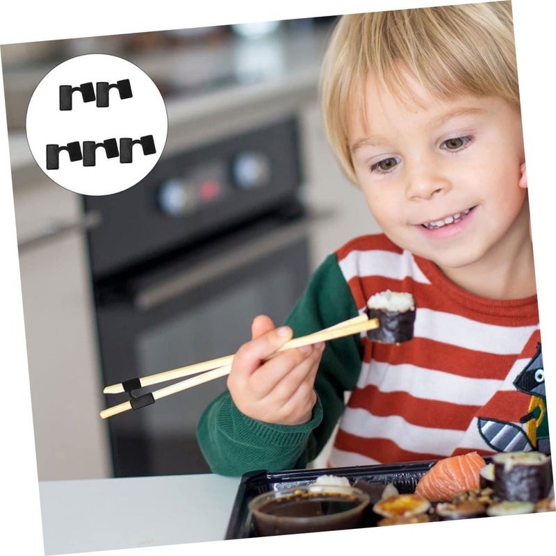 12 Pcs Chopsticks Sleeves Reusable Plastic Training Clips For Boys Girls Portable - Image 5