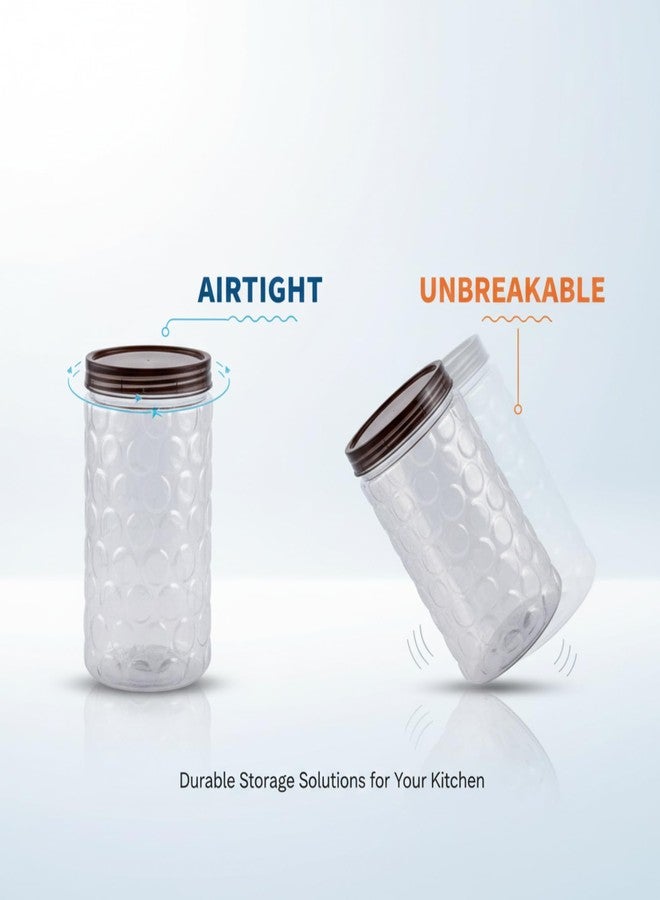 Filox SmartLock Airtight Kitchen Storage Container Set of 12 | BPA-Free Unbreakable Plastic Food Storage Jars | Modular Kitchen Containers for Pantry, Grocery, Cereal, Rice & Dry Food Storage - Image 2