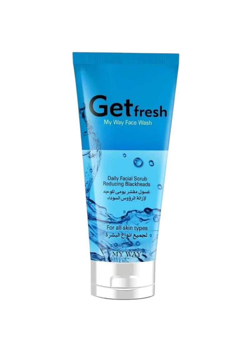 Skin Care Get Fresh Facial Scrub Reducing Blackheads Purifying and Exfoliating 100 ml - Image 1