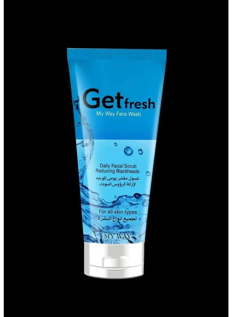 Skin Care Get Fresh Facial Scrub Reducing Blackheads Purifying and Exfoliating 100 ml - Image 2