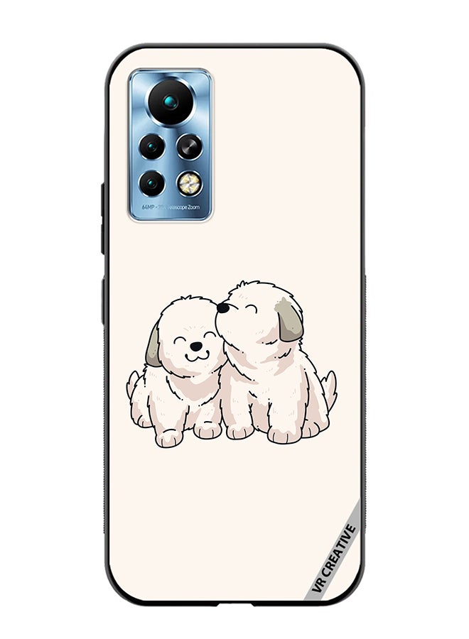 VR CREATIVE Protective Case Cover For Infinix Note 11 Pro Cute Puppies Design Multicolour - Image 1