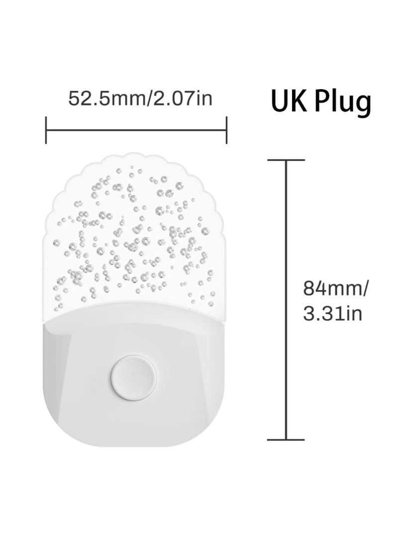 2-Pack Color Changing RGB & Soft White LED Night Lights with Dusk-to-Dawn Sensor, Plug-in for Bedroom, Nursery, Bathroom - Image 4