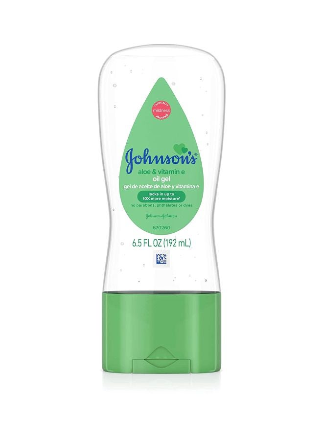 Johnson's Pack Of 2 Aloe And Vitamin-E Baby Oil Gel - Image 2