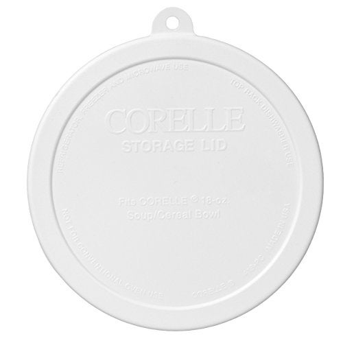 Corelle 418-PC 18oz White Cereal Bowl Lid (4-Pack) - Image 2