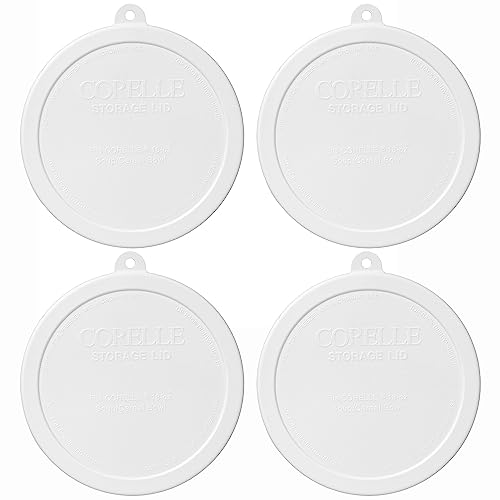 Corelle 418-PC 18oz White Cereal Bowl Lid (4-Pack) - Image 4