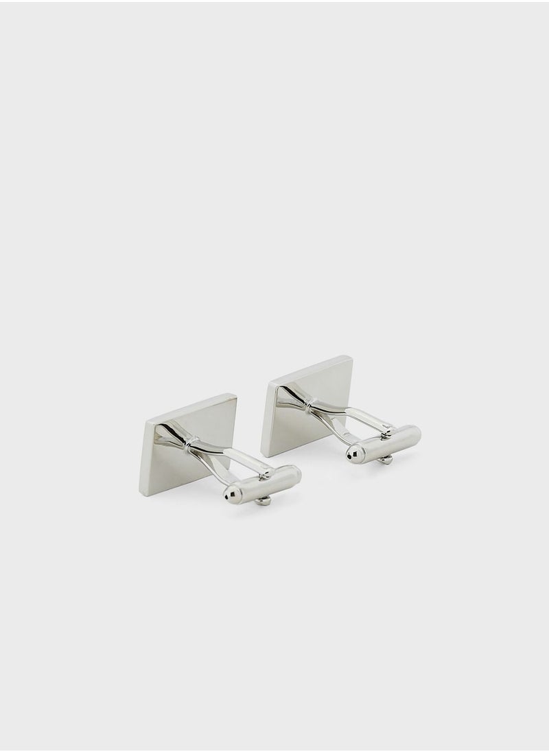 Robert Wood - Multicolor Enamel Cufflink In Gift Box - Image 1