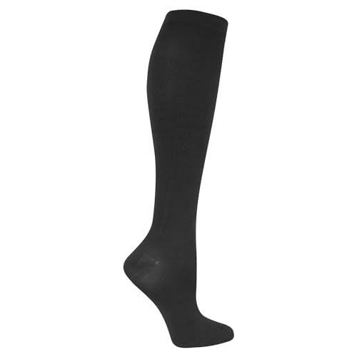Dr. Scholl's womens Graduated Compression Knee High - 1 & 2 Pair Packs Casual Sock, Black, 4 10 US - Image 1