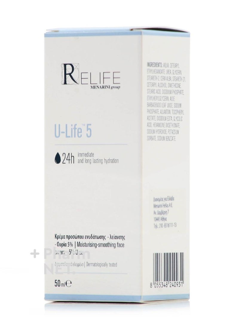 RELIFE U-LIFE 5% FACE CREAM 50ML 