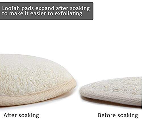 RIXTEC Set of 10 Natural Body Loofah for Bathing | Organic Loofah with strep | Shower Sponge for Women, Men and Kids - Image 4