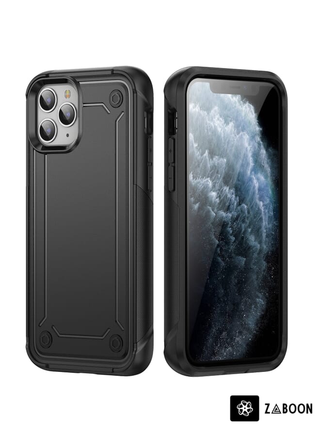 Zaboon Protective Case Cover For iPhone 11 Pro Max 2 in 1 Soft TPU Hard PC - Image 1