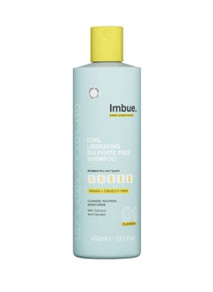 Imbue Imbue Curl Liberating Sulfate Free Shampoo for Wavy and Curly Tresses - Enhances Curls, Fights Frizz and Dryness | 13.5 fl oz, Curly Girl Compliant & Vegan Formula  - Image 1