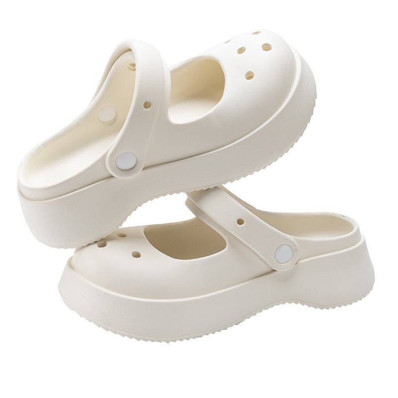 Women's EVA Thick-Soled Clog Sandals - Summer Slip-On Platform Shoes, Anti-Slip Lightweight - Image 5
