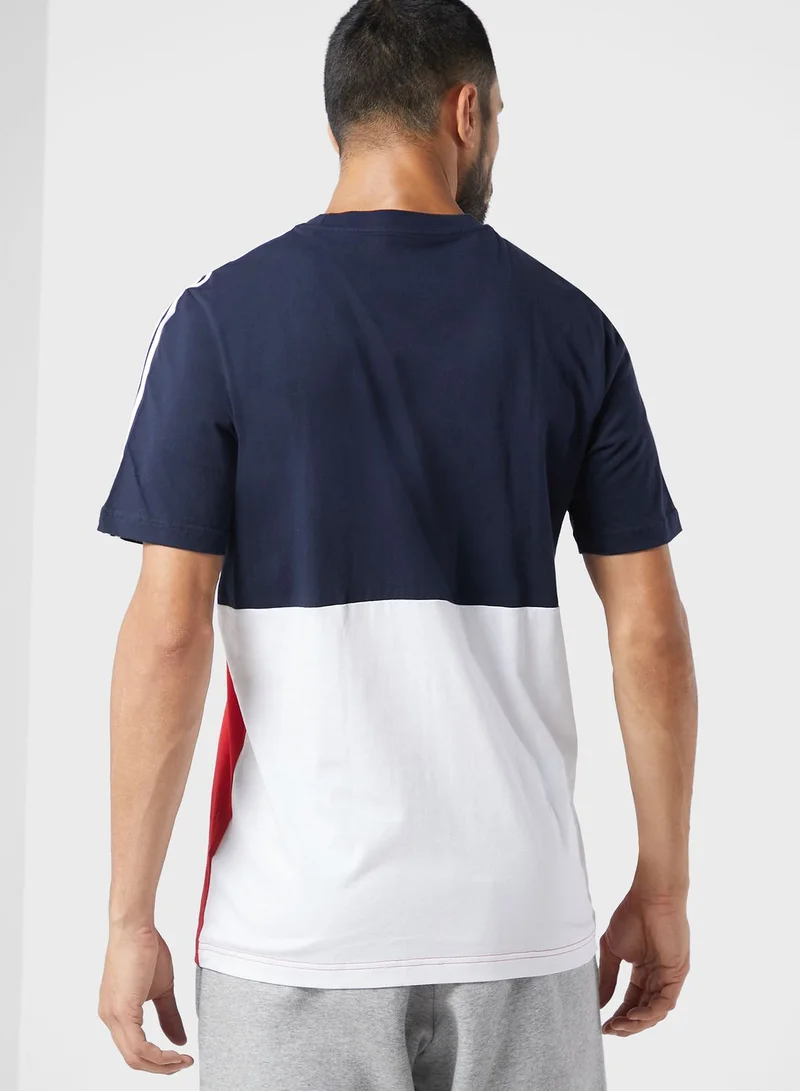 Adidas Logo Color Block T-Shirt
