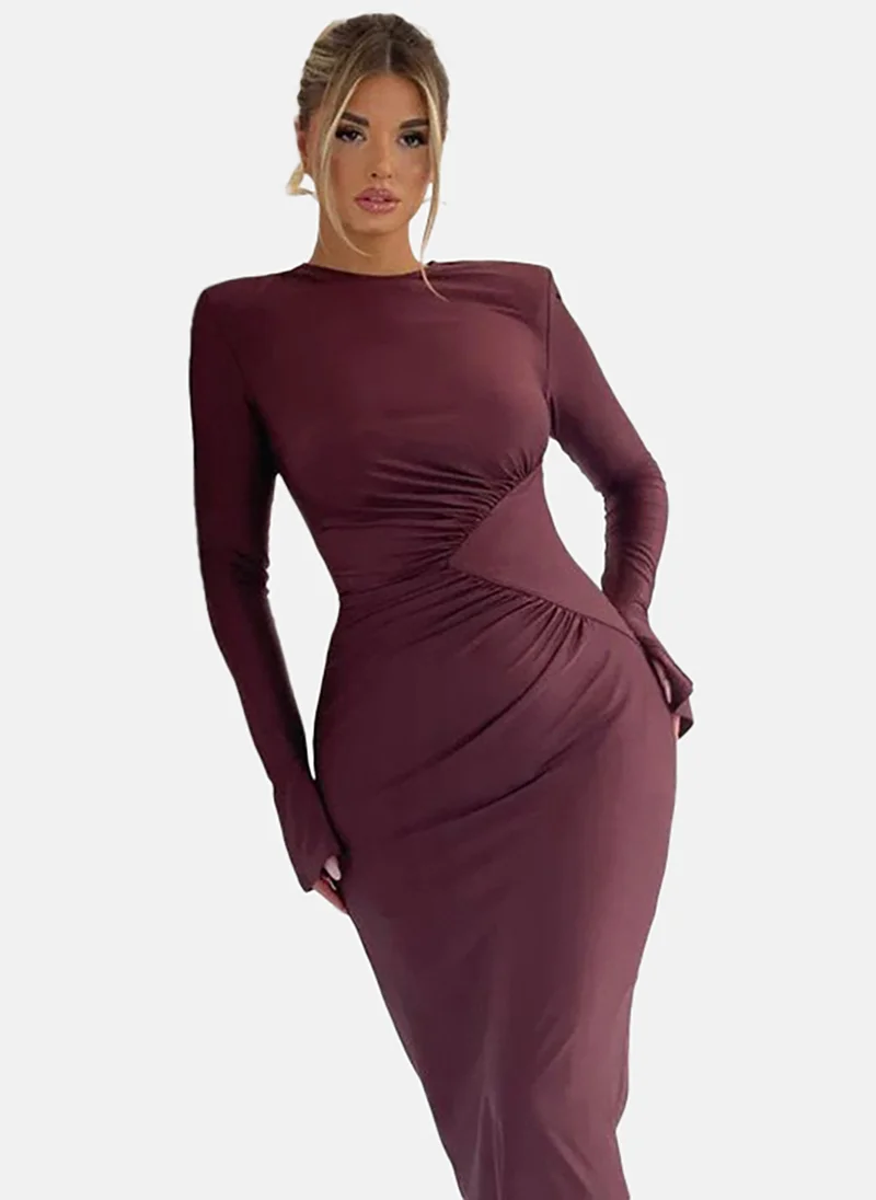 YUNIQEE Satin Bodycon Dress