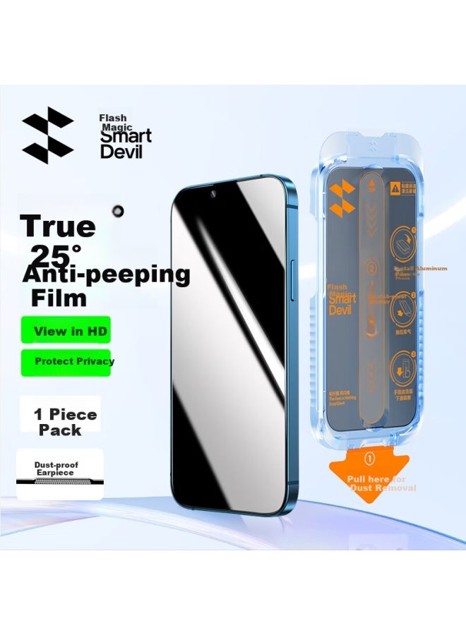 Smartdevil Privacy Tempered Glass Screen Protector For Iphone 14 Plus/13 Pro Max, Anti-spy Anti-dust Anti-shock Anti-fingerprint Full Coverage Protection - Image 1