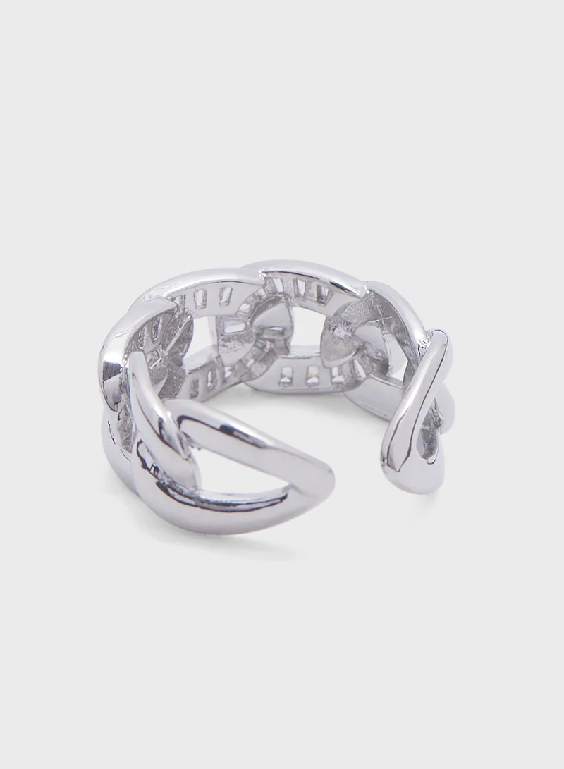 ايلا ليمتد اديشن Chain Diamante Ring