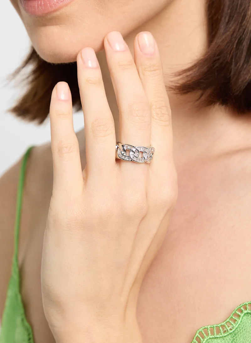 ايلا ليمتد اديشن Chain Diamante Ring