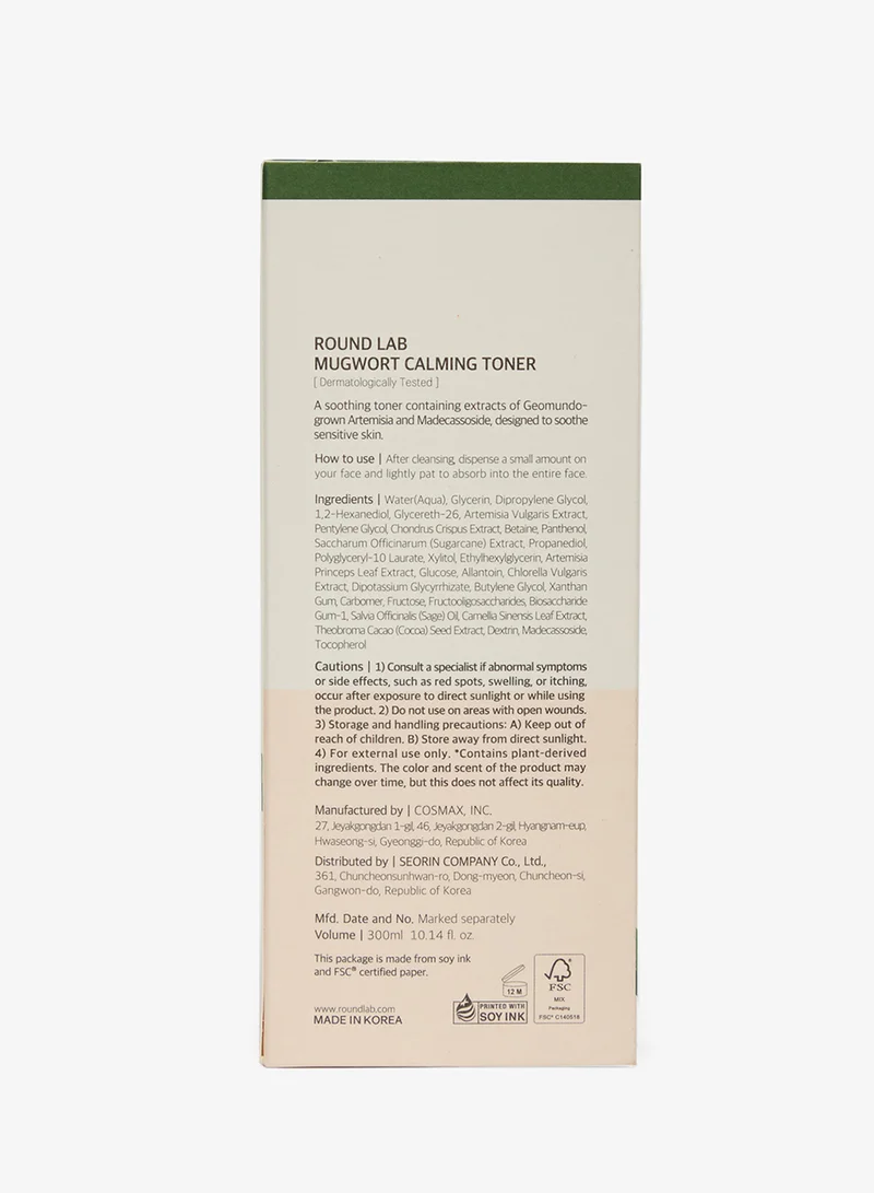 ROUND LAB MUGWORT CALMING TONER 300ml