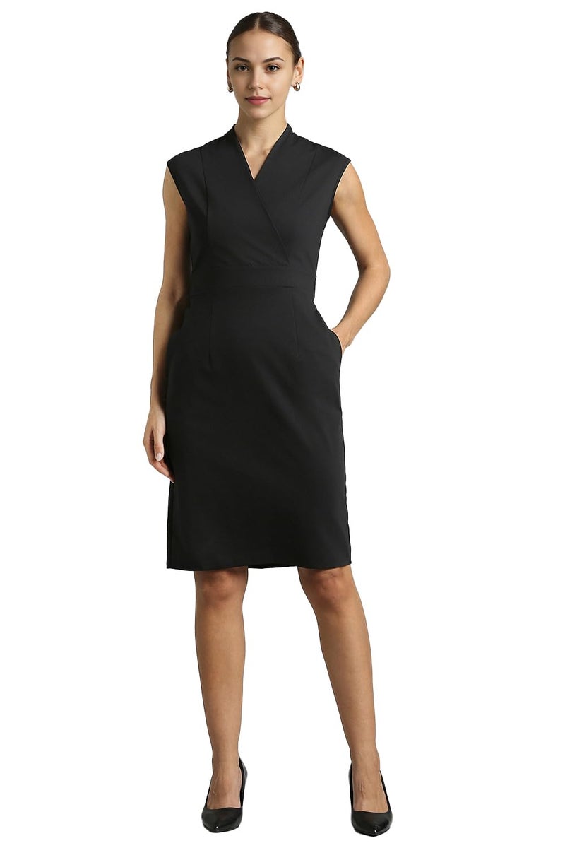 Van Heusen_Womens__Dress_(VWDRCRGF557183_Black_XL) - Image 1