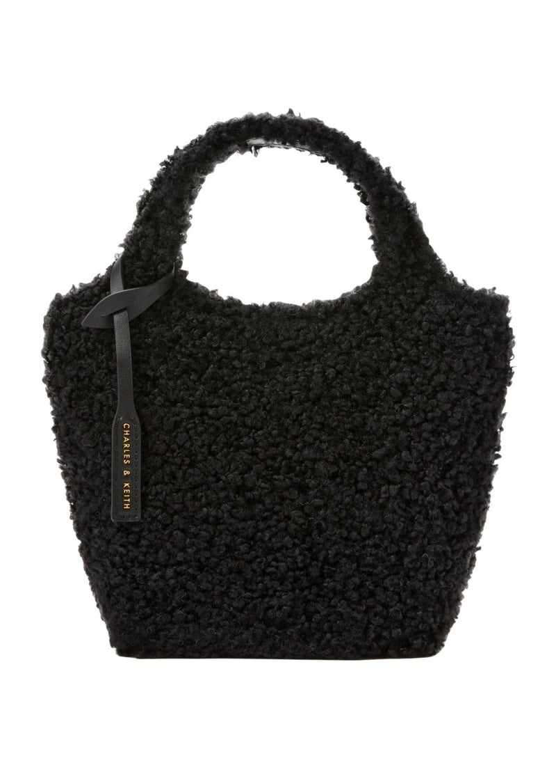 Charles & Keith Charles & Keith - Arlys faux wool tote.  - Image 1