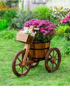 Generic FFD Wooden Flower Pot Bucket Planter Enhancing Outdoor & Indoor Décor with Natural Elegance  - Image 3
