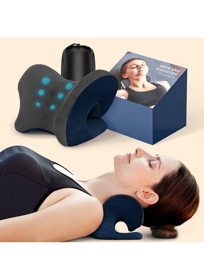 Neck and Shoulder Relaxer with Magnetic Therapy Pillow Case - Navy Blue - pzsku/Z403972B29465639C8CB5Z/45/_/1736597642/432b2653-e79d-4db8-850f-d43f0e4e3817