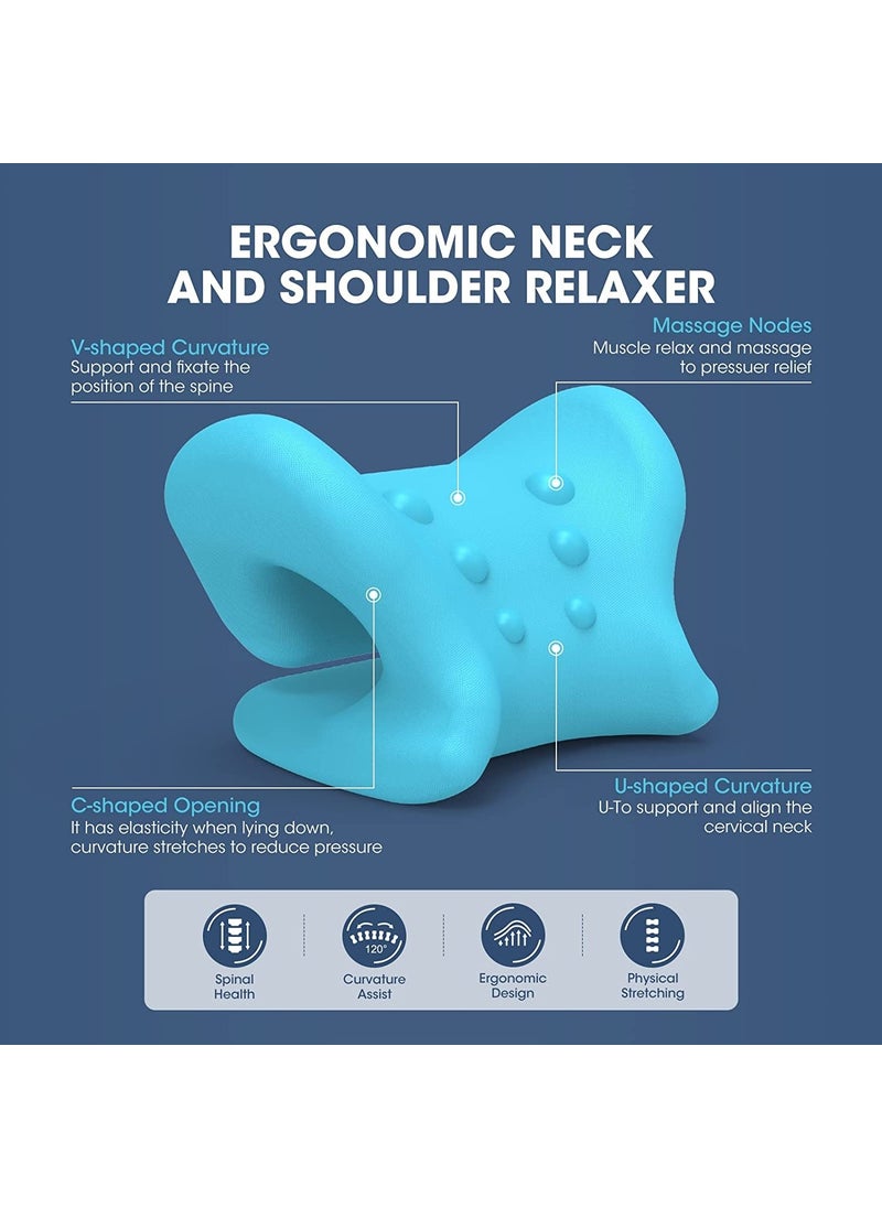 Neck and Shoulder Relaxer with Magnetic Therapy Pillow Case - Navy Blue - pzsku/Z403972B29465639C8CB5Z/45/_/1736597646/42ef7a62-8163-4a5d-a66e-5c80a71dc2bb