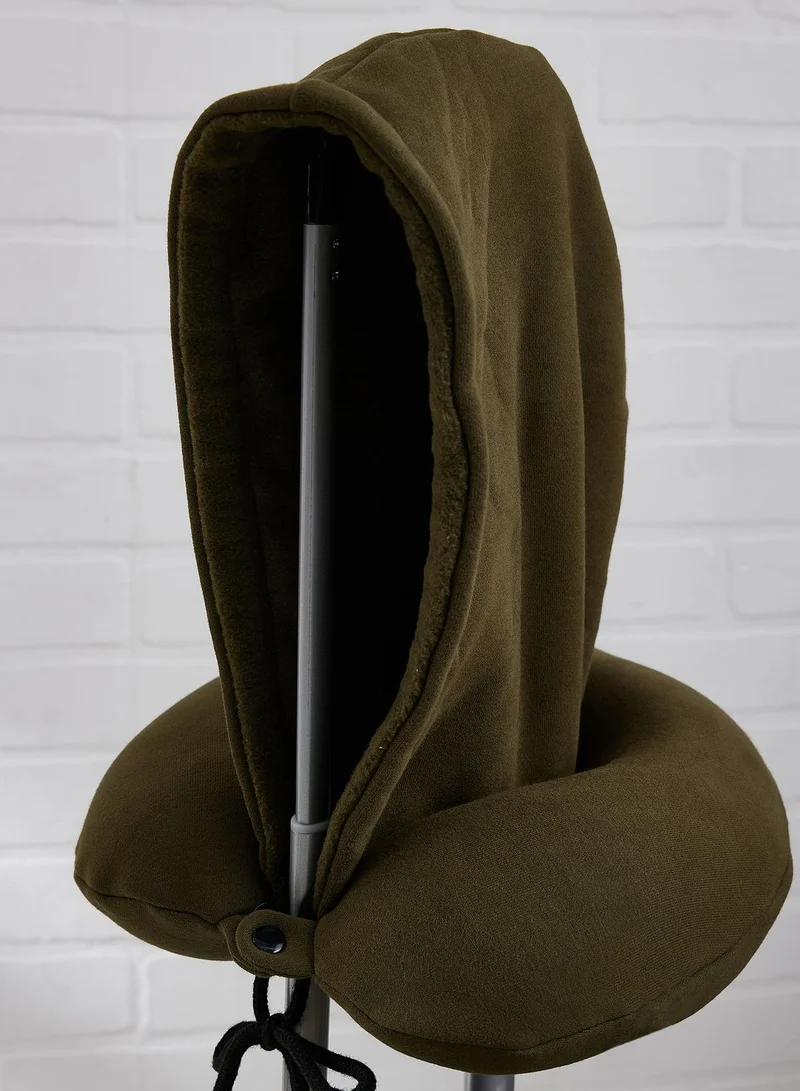Typo Travel Pillow With Hood