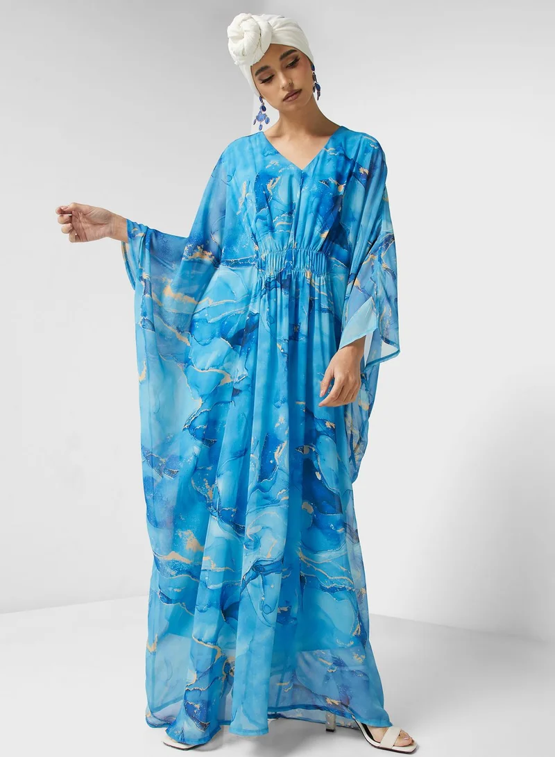 Khizana Printed Kaftan