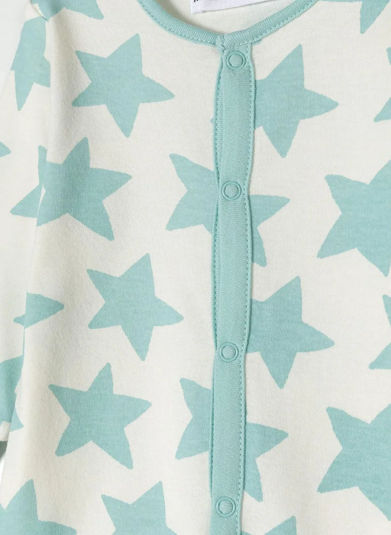 MINOTI 2-Pack Baby Sleepsuits with Full-Length Snap Closures