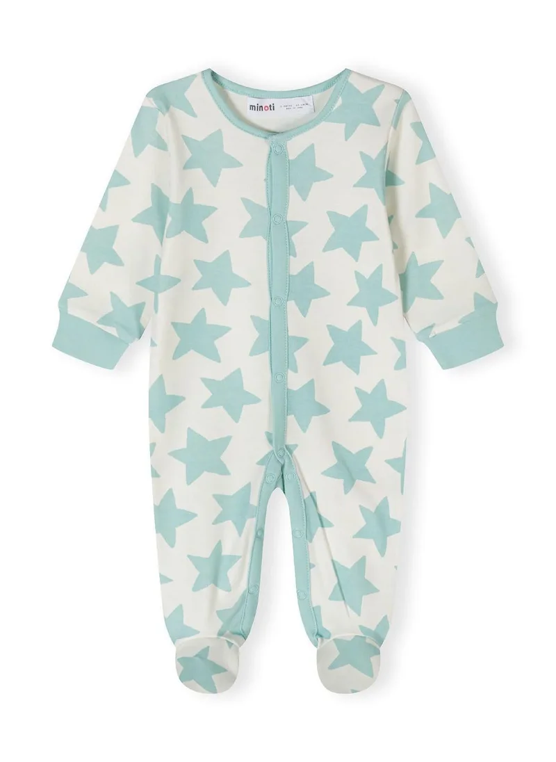 MINOTI 2-Pack Baby Sleepsuits with Full-Length Snap Closures