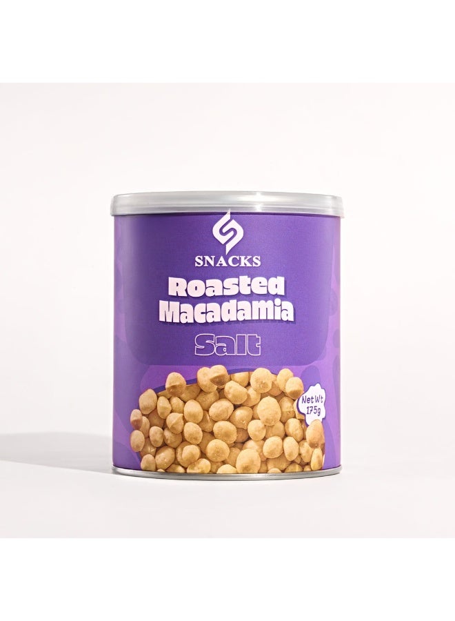 Snacks Roasted Salted Macadamia Nuts - Premium Quality - 175g