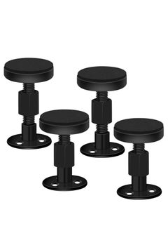 4PCS Adjustable Bed Frame Anti Shake Tool,Adjustable Threaded Headboard Stoppers Bumper Against Wall,Bed Shake Support Stabilizer Device for Anti Knocking