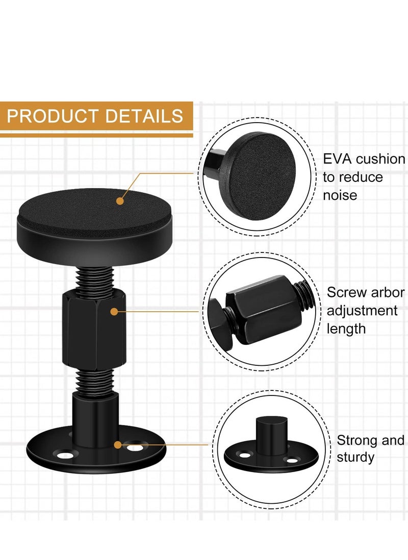 Mmmon - 4PCS Adjustable Bed Frame Anti Shake Tool,Adjustable Threaded Headboard Stoppers Bumper Against Wall,Bed Shake Support Stabilizer Device for Anti Knocking - Image 1
