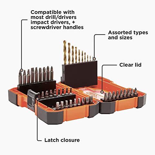 beyond by BLACK+DECKER Drill Bit Set / Screwdriver Bit Set, 46-Piece (BDA46SDDDAEV) - Image 2