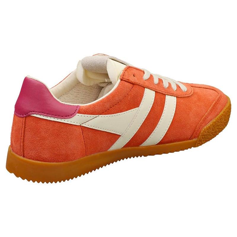 Gola Women's Elan Hot Coral/Off-White/Fuchsia 5 Medium - Image 2