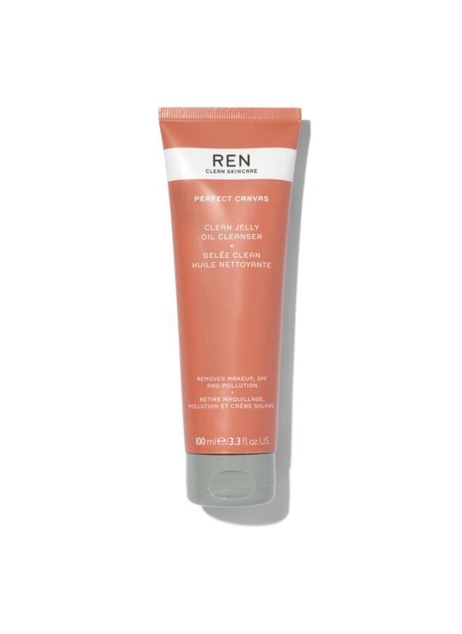 REN CLEAN SKINCARE PERFECT CANVAS JELLY OIL CLEANSER  100ML 