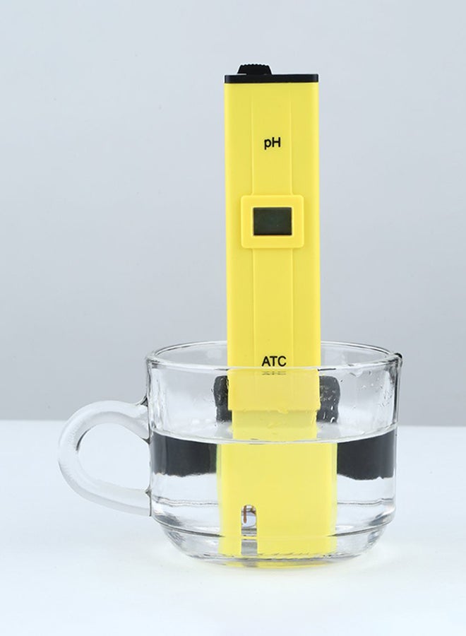 LCD Backlit Digital PH Meter Tester Pen Yellow/Black - Image 2