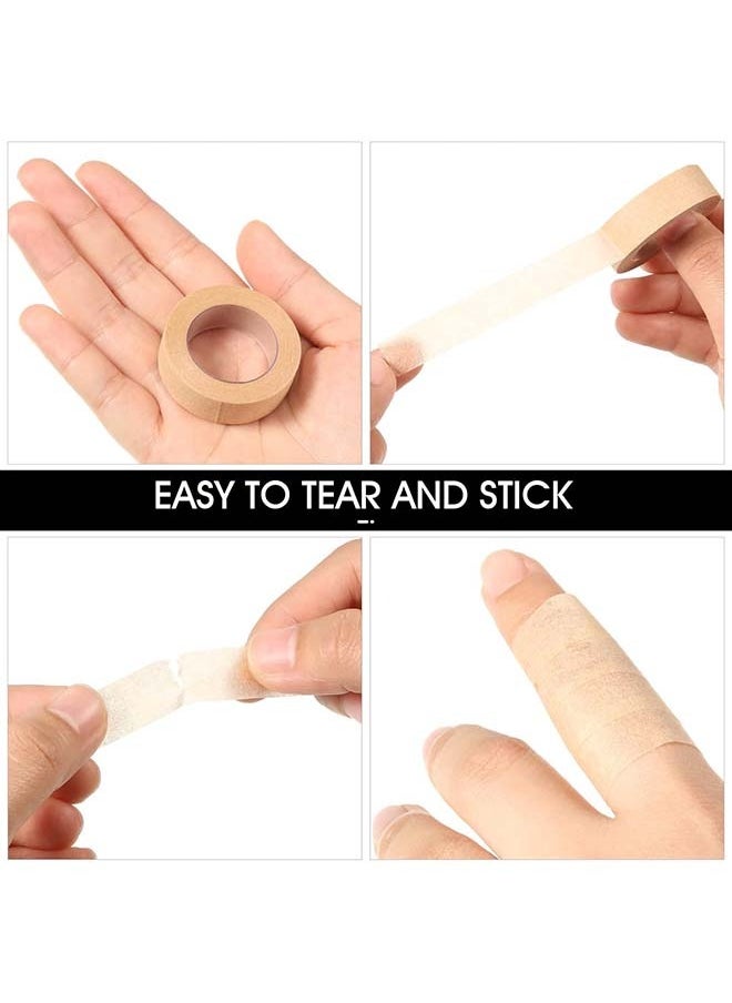 MJZ - 6 Rolls Flexible Skin Tape Breathable Nose Tape Self Adhesive Gauze Tape for Wound Injuries Swelling Sports, 0.5 Inch x 10 Yards - Image 1